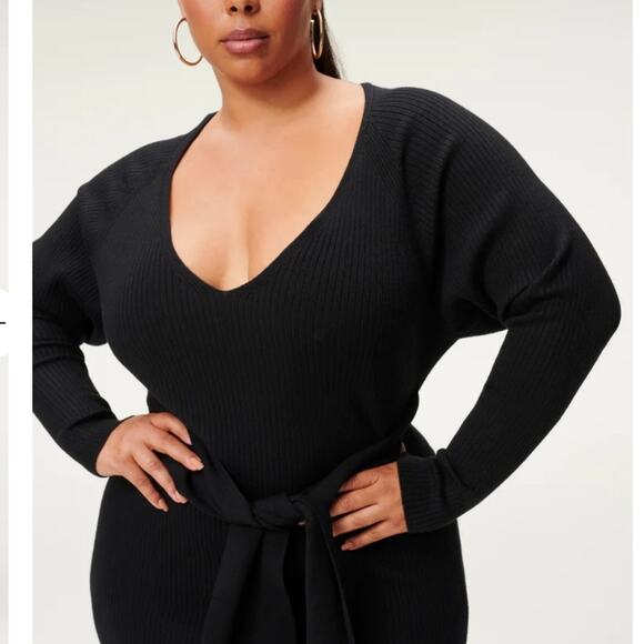 Good American Rib Knit Midi Dress - Picture 11 of 13